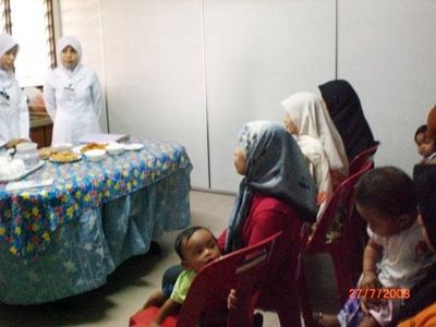 Activities conducted for mothers by staff nurses 