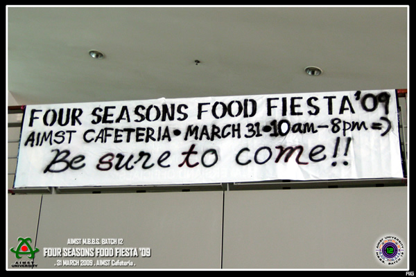 THE FOUR SEASONS FOOD FIESTA 2009