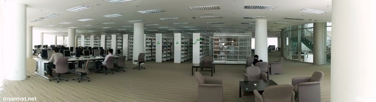 Aimst Library interior