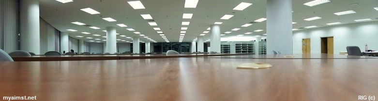 Aimst Library interior